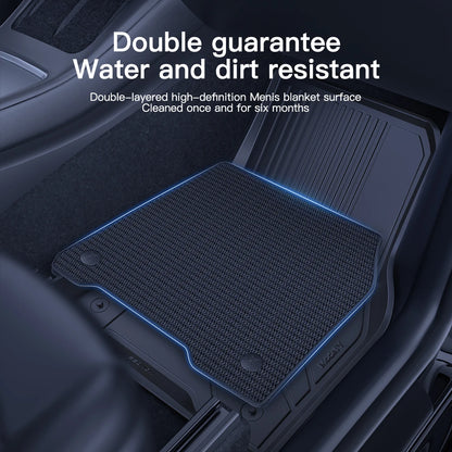YZ For Tesla Floor Mats Model 3 Y 2021-2024 Car Four Seasons Waterproof Non-slip Floor Mat NEW  TPE Special Car Accessories